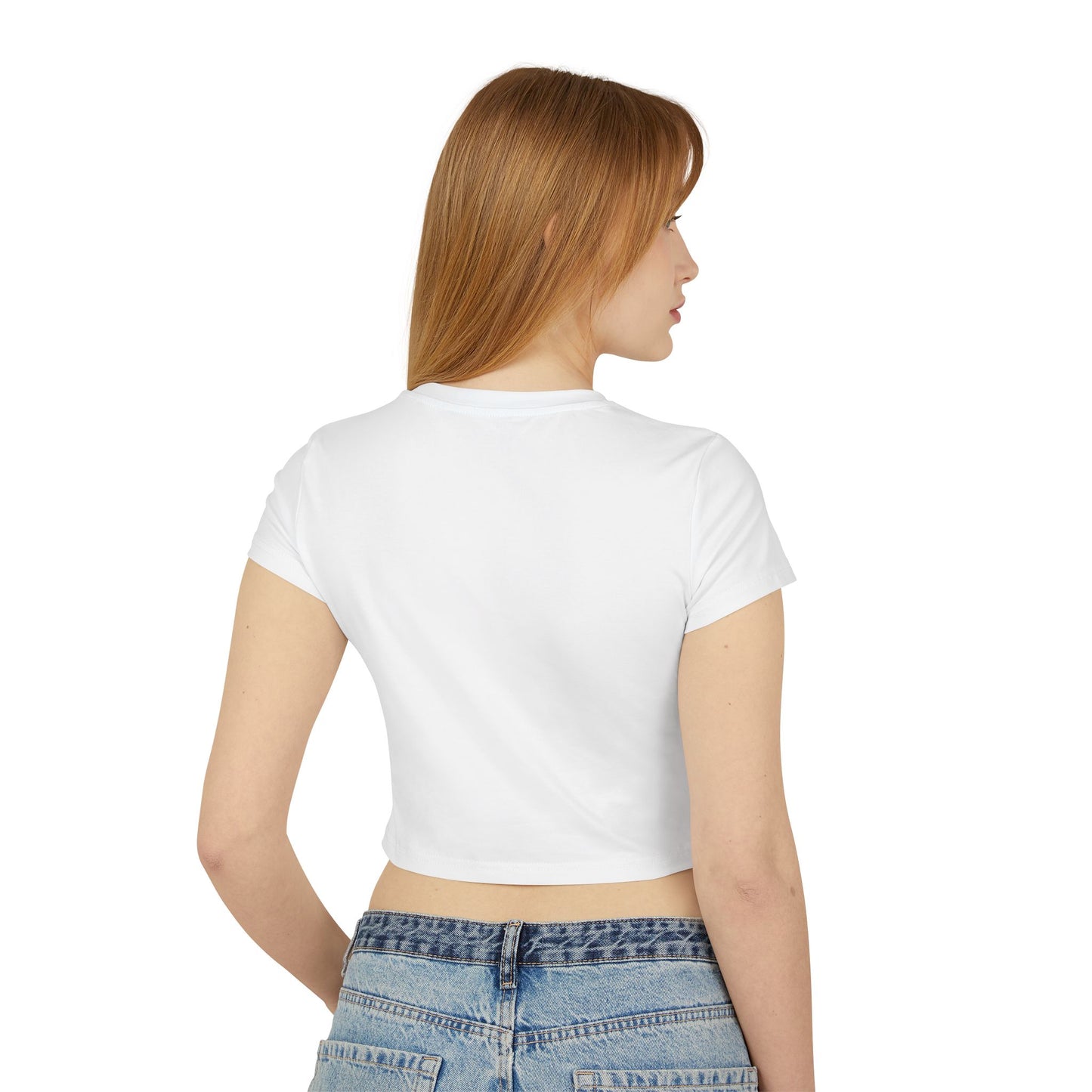 Kiss My Airs Women's Baby Tee – Trendy Crop Top, Casual Wear, Fashion Statement, Gift for Her, Summer Style