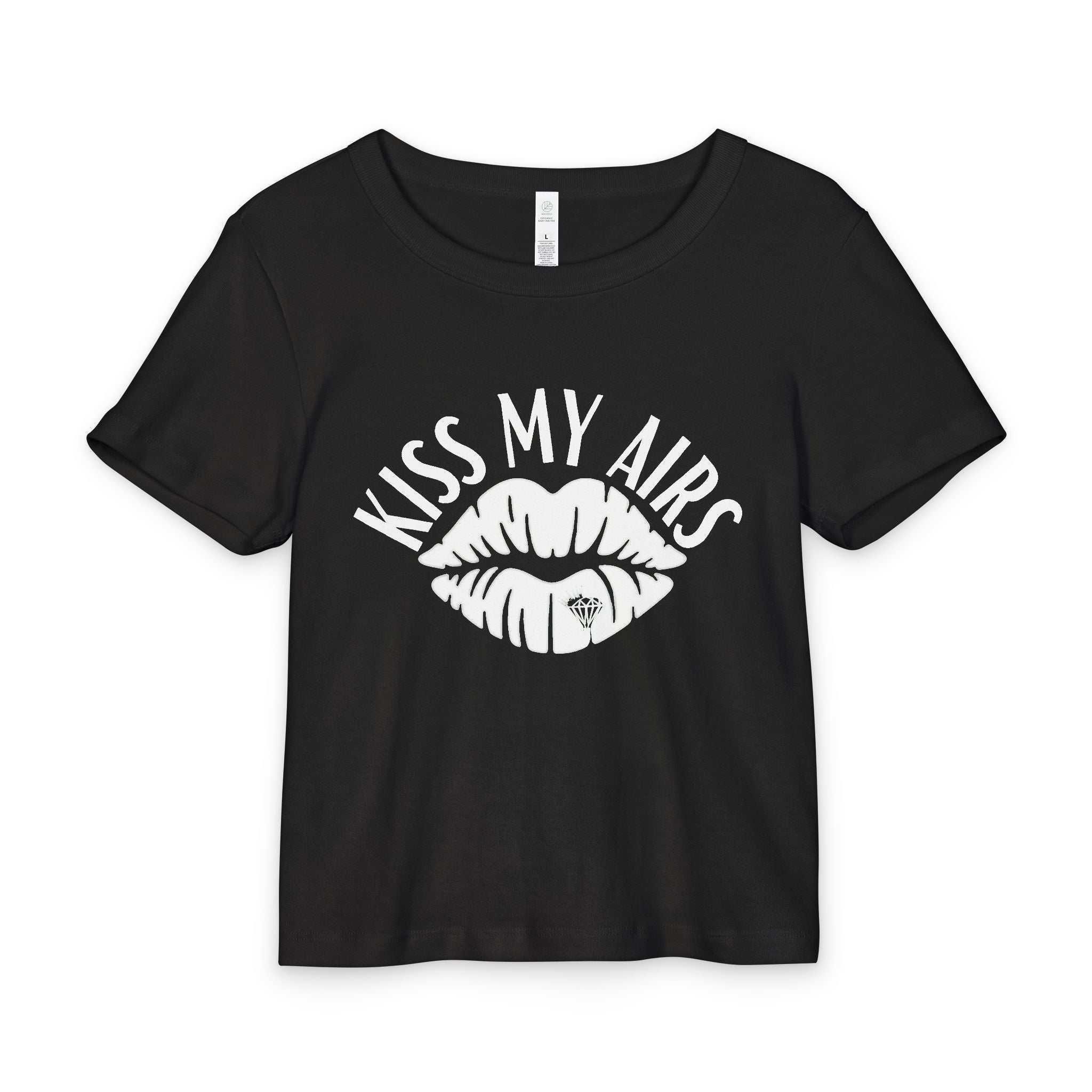Kiss My Airs Bright Rib Baby Tee