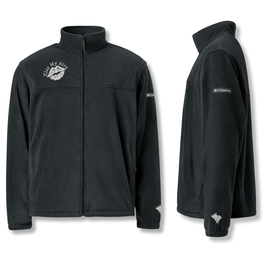 Women's Stitched in Style Columbia Fleece Jacket - Drippin Diamonds Designs