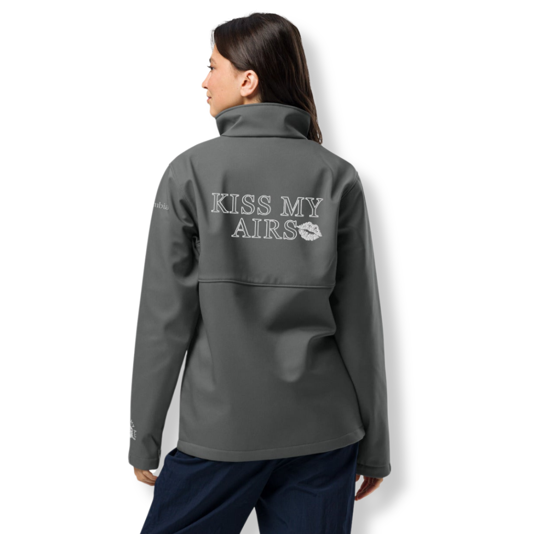 Women's Stitched in Style Columbia Soft Shell Jacket - Drippin Diamonds Designs