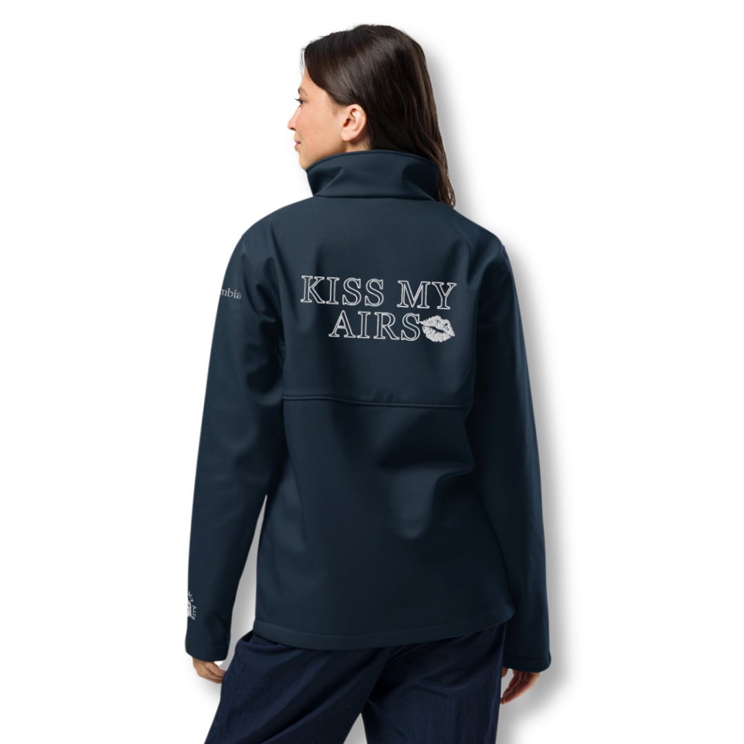 Women's Stitched in Style Columbia Soft Shell Jacket - Drippin Diamonds Designs