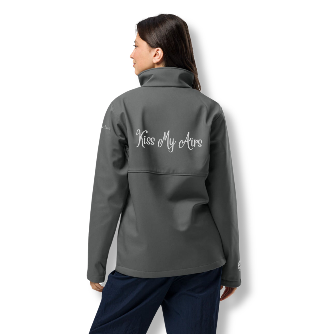 Women's Kiss My Airs Columbia Soft Shell Jacket - Drippin Diamonds Designs