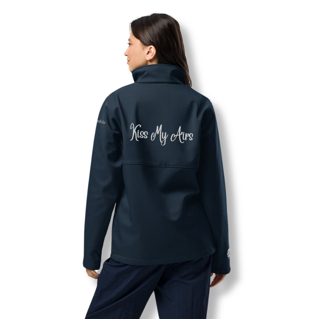 Women's Kiss My Airs Columbia Soft Shell Jacket - Drippin Diamonds Designs