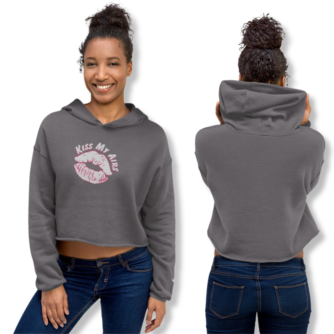 Women's Stitched in Style Crop Hoodie - Drippin Diamonds Designs
