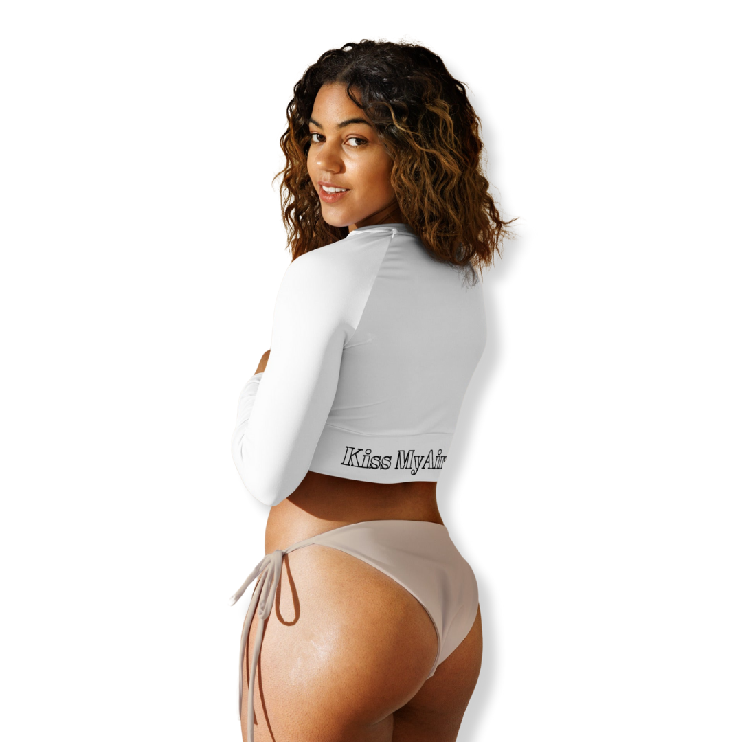 Women's Drippin Diamond Long-sleeve Crop Top - Drippin Diamonds Designs