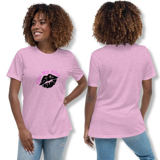 Women's Kiss My Airs Relaxed T-Shirt - Drippin Diamonds Designs