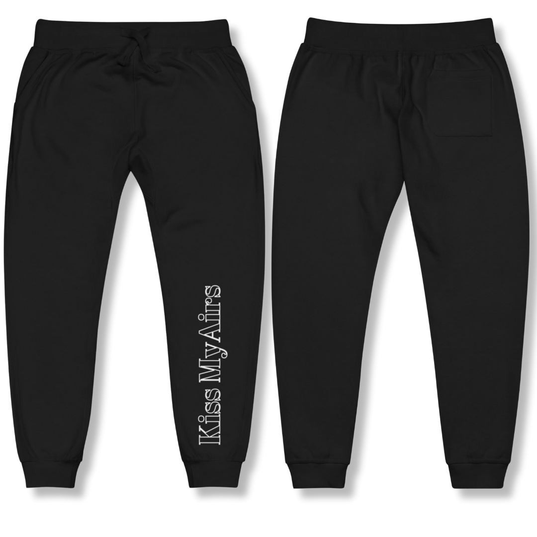 Women's Kiss My Airs Fleece Lined Sweatpants - Drippin Diamonds Designs