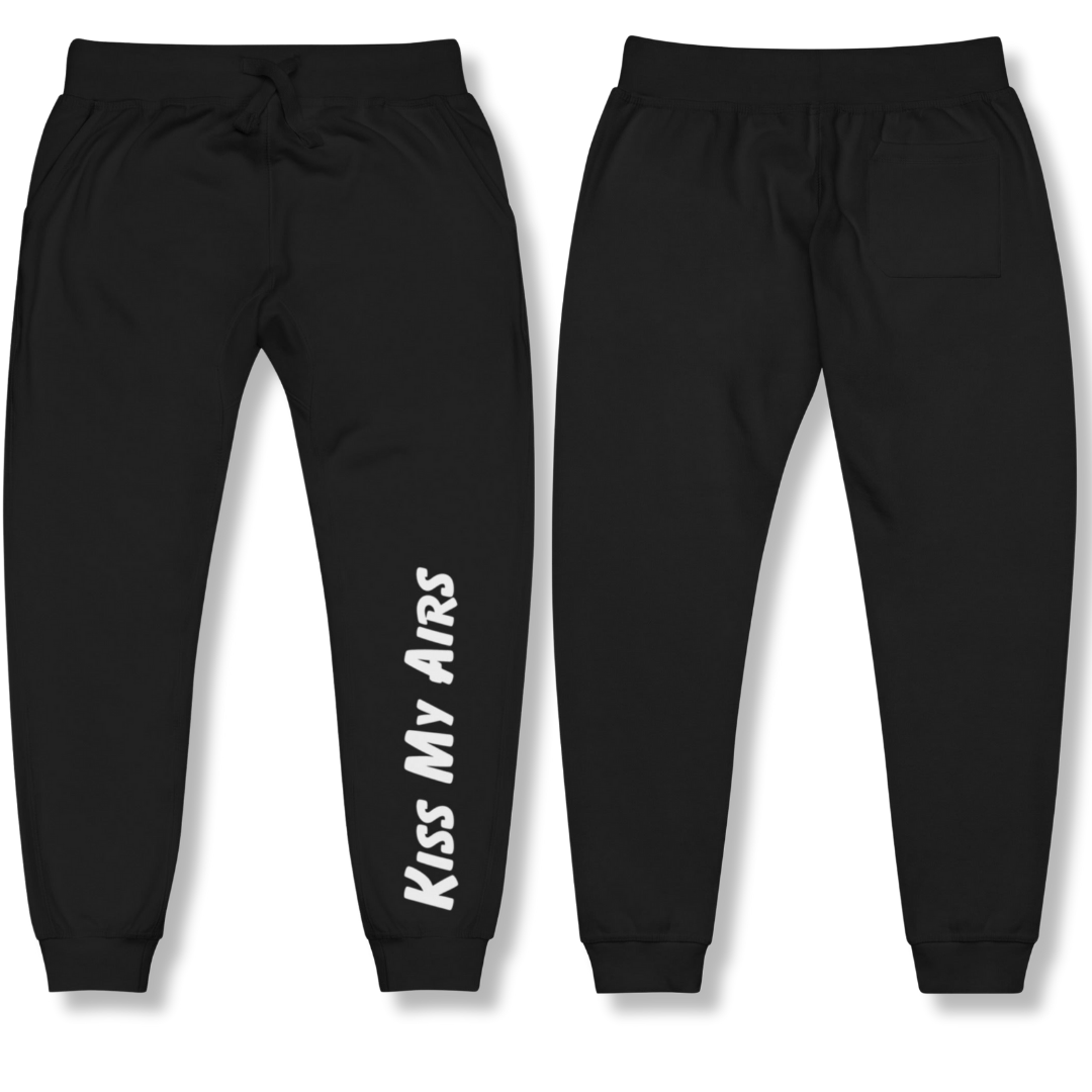 Women's Kiss My Airs Fleece Sweatpants - Drippin Diamonds Designs