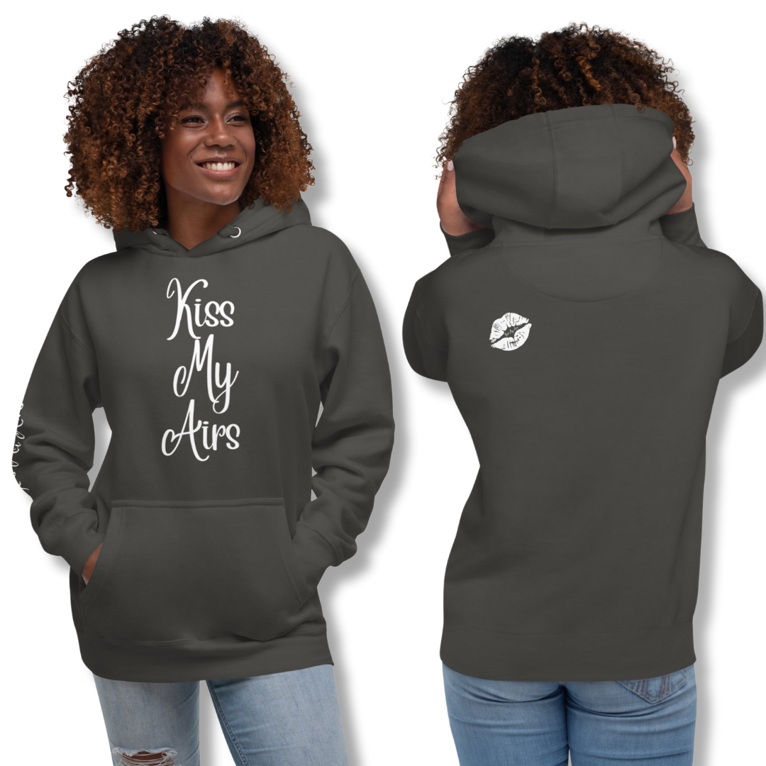 Women's Kiss My Airs Pullover Hoodie - Drippin Diamonds Designs