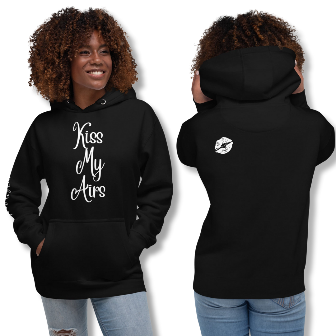 Women's Kiss My Airs Pullover Hoodie - Drippin Diamonds Designs