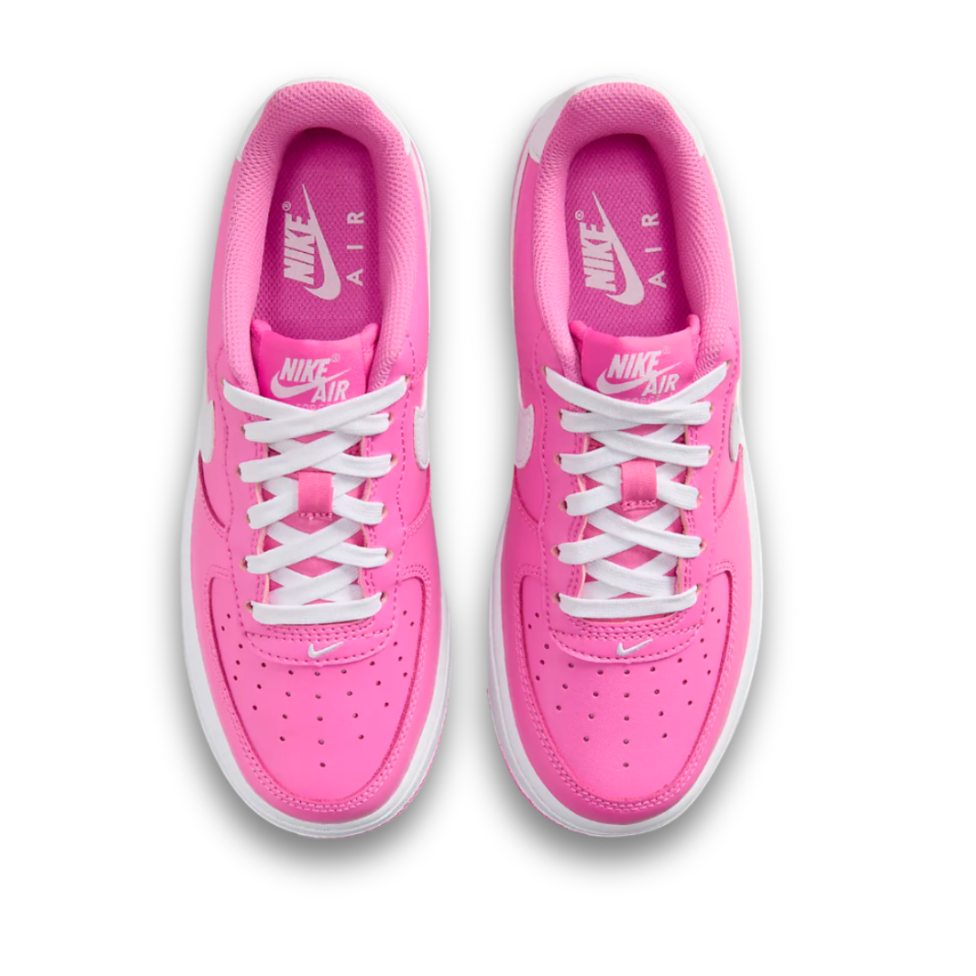 Women's Swarovski Nike Air Force 1 '07 'Playful Pink' (GS) - Drippin Diamonds Designs