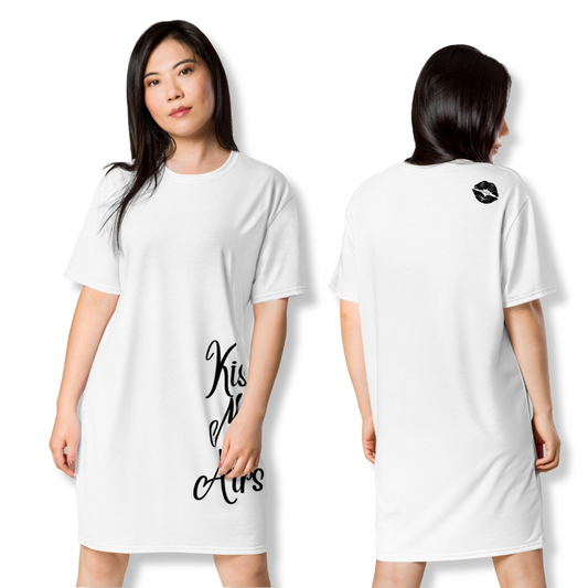 Women's Kiss My Airs Angelina T-shirt Dress - Drippin Diamonds Designs