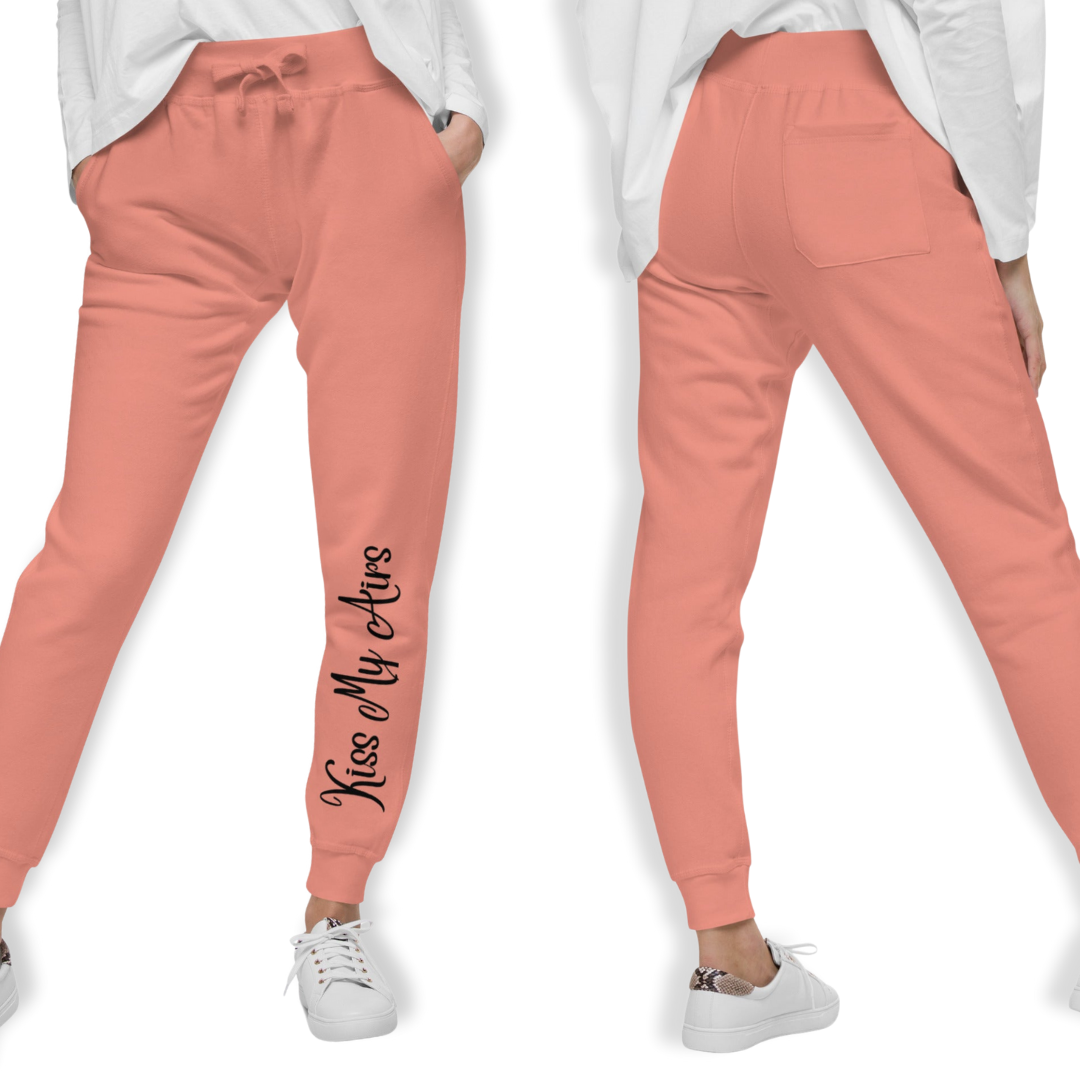 Women's Kiss My Airs Fleece Sweatpants - Drippin Diamonds Designs