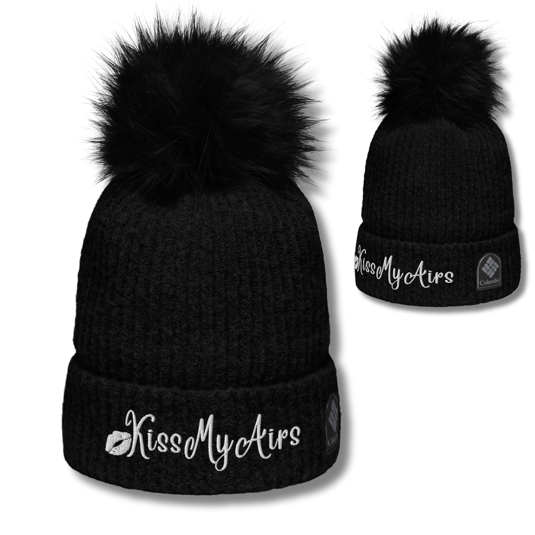 Stitched in Style Columbia Pom-Pom Beanie (Wmns) - Drippin Diamonds Designs