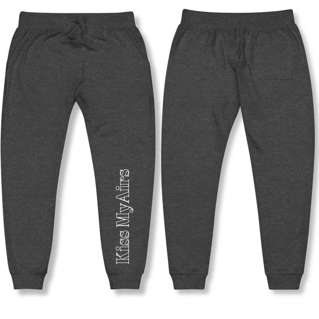 Women's Kiss My Airs Fleece Lined Sweatpants - Drippin Diamonds Designs