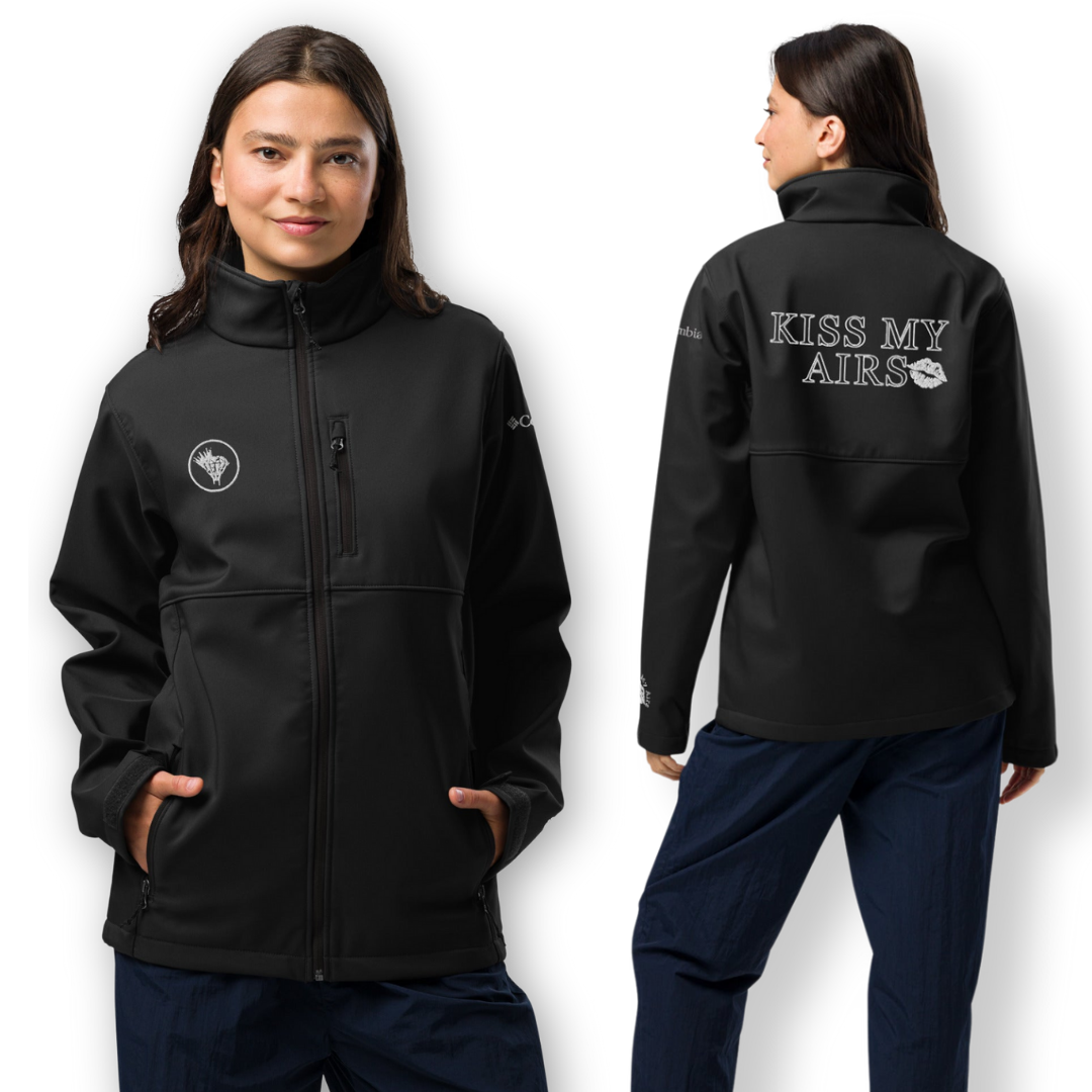 Women's Stitched in Style Columbia Soft Shell Jacket - Drippin Diamonds Designs