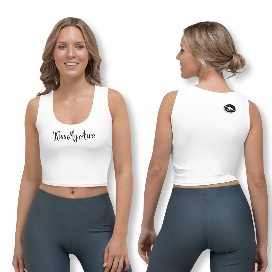 Women's Kiss My Airs Crop Top - Drippin Diamonds Designs