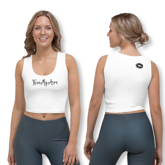 Women's Kiss My Airs Crop Top - Drippin Diamonds Designs