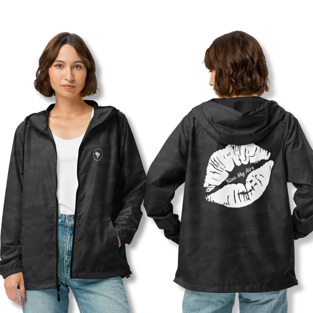 Women's Classic Lightweight Zip Up Windbreaker - Drippin Diamonds Designs