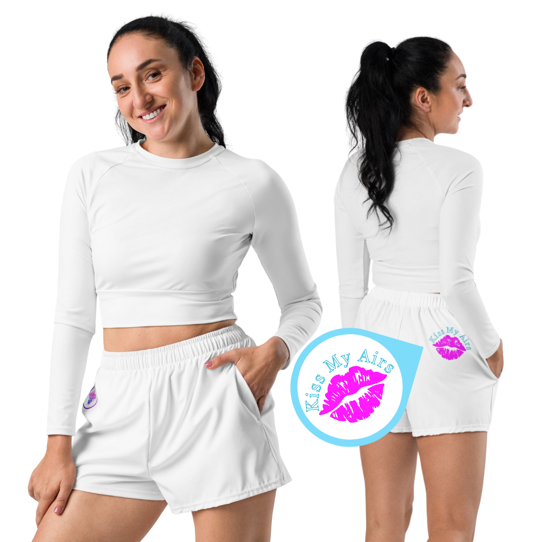 Women's Classic Kiss My Airs Shorts - Drippin Diamonds Designs