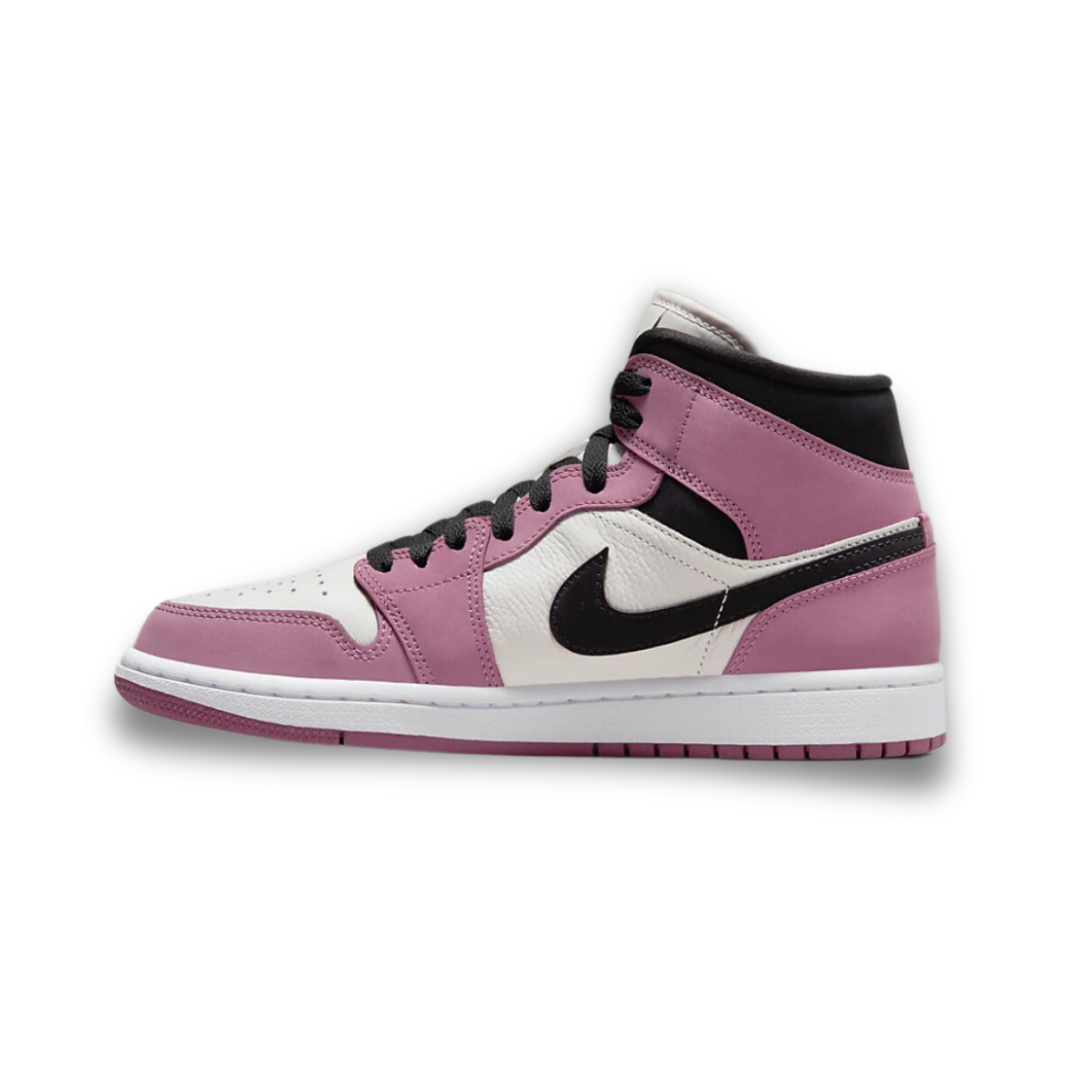 Women's Swarovski Air Jordan 1 Mid SE 'Berry Pink’ - Drippin Diamonds Designs