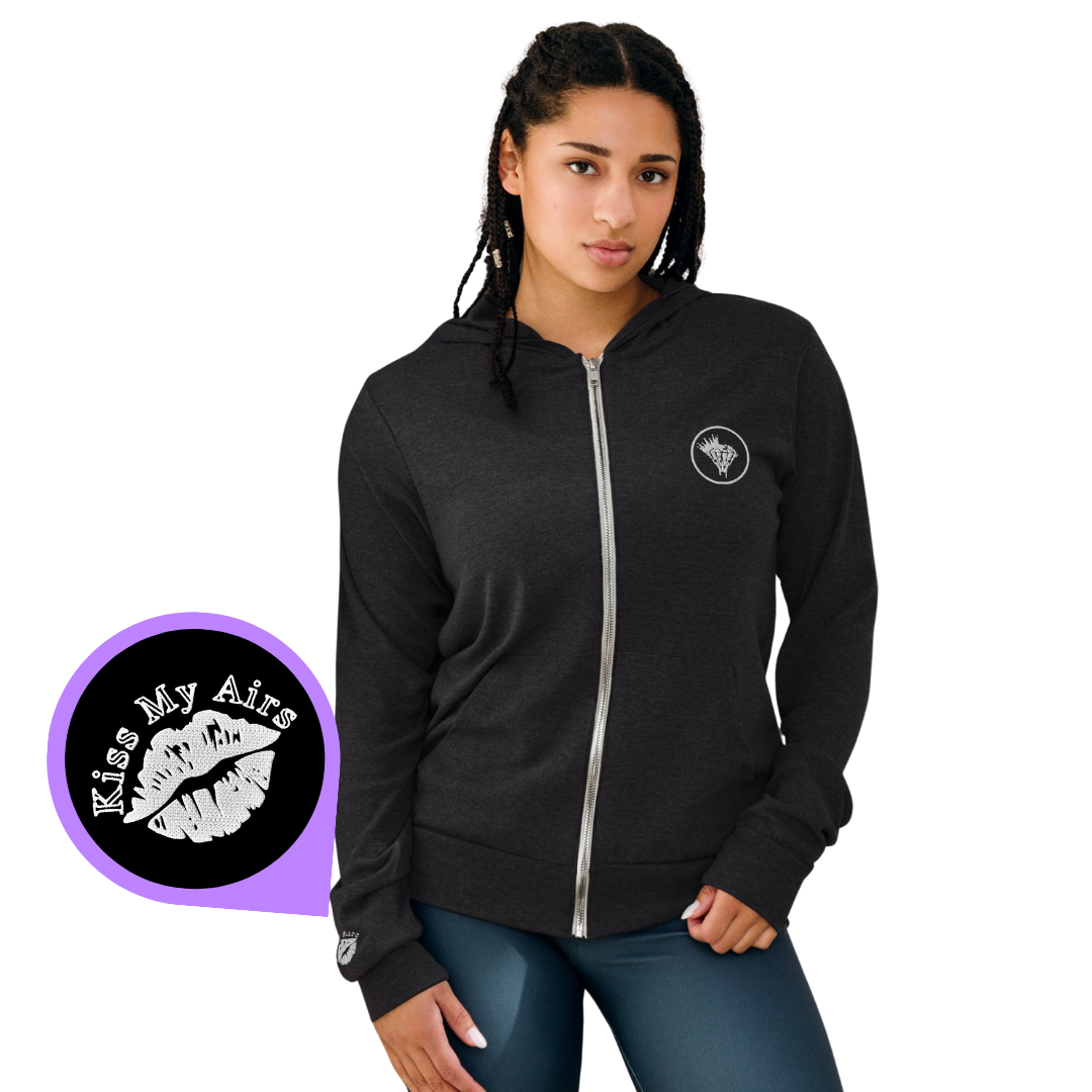 Women's Stitched in Style Zip Hoodie - Drippin Diamonds Designs