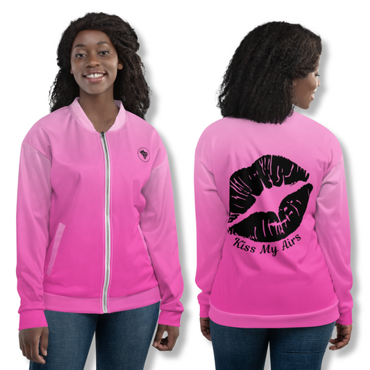 Women's Classic Fleece Lined Bomber Jacket - Drippin Diamonds Designs