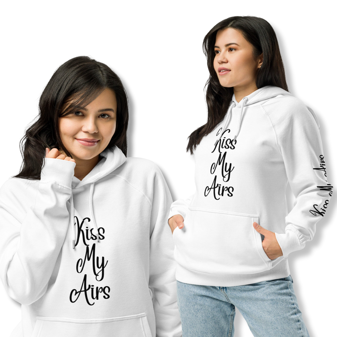 Women's Kiss My Airs Raglan Hoodie - Drippin Diamonds Designs