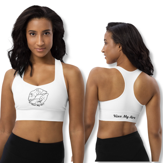 Pucker Up Longline Sports Bra - Drippin Diamonds Designs
