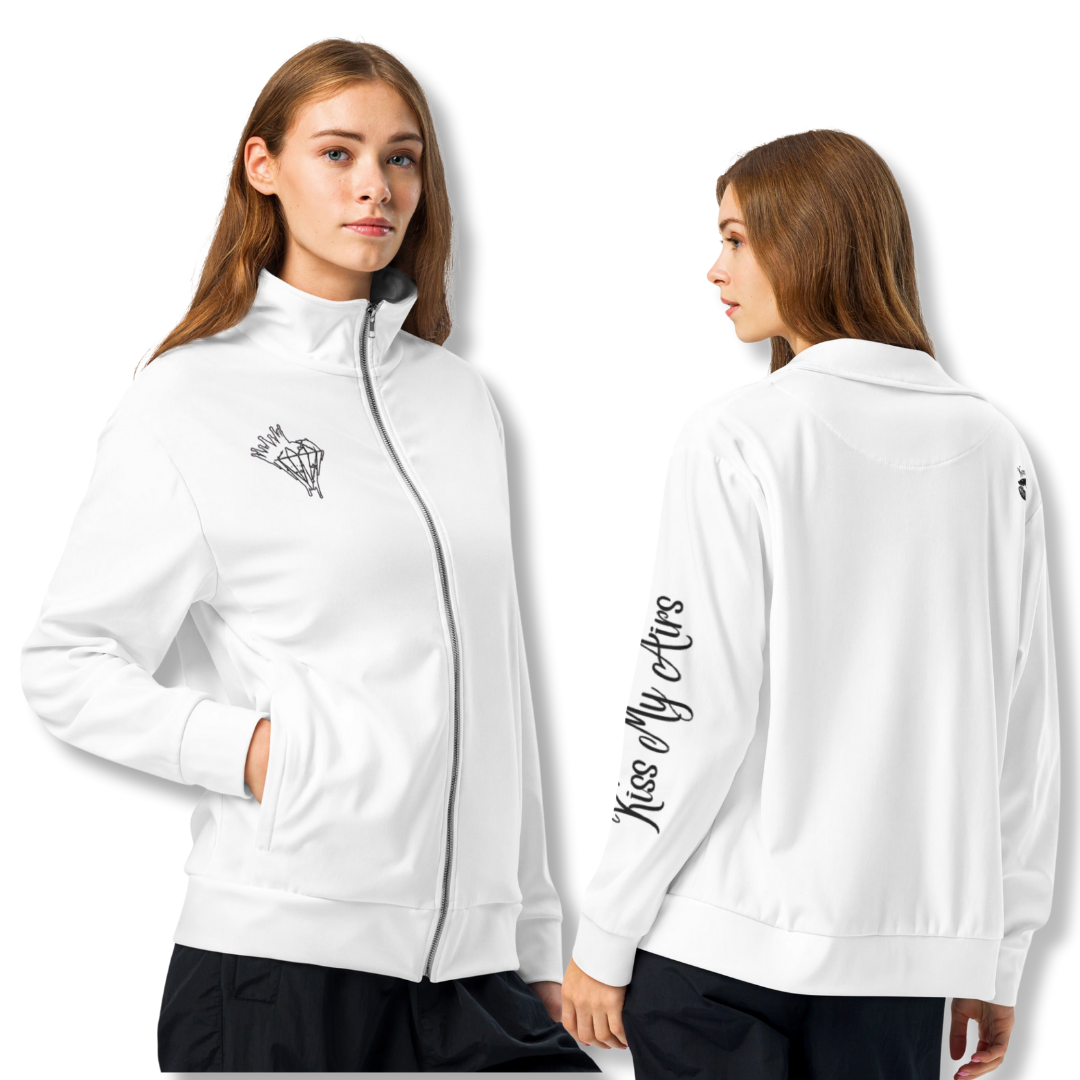 Women's Kiss My Airs Track Jacket - Drippin Diamonds Designs
