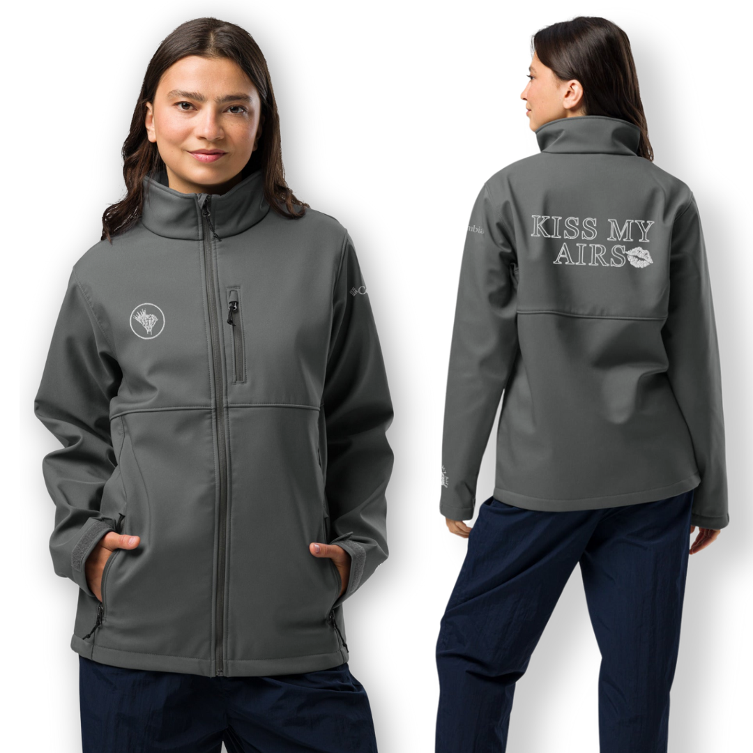 Women's Stitched in Style Columbia Soft Shell Jacket - Drippin Diamonds Designs