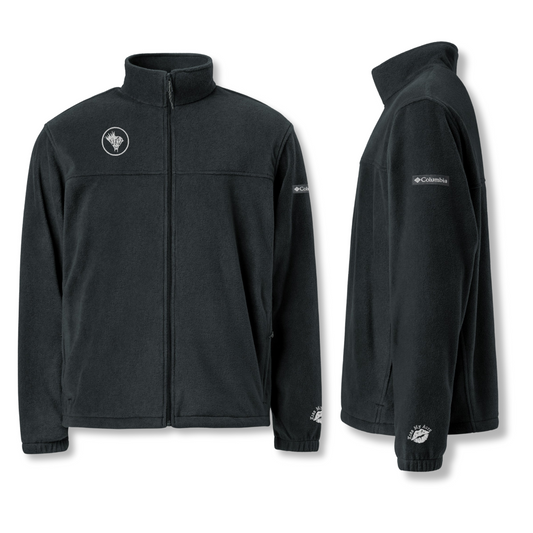 Women's Stitched in Style Columbia Fleece Jacket - Drippin Diamonds Designs