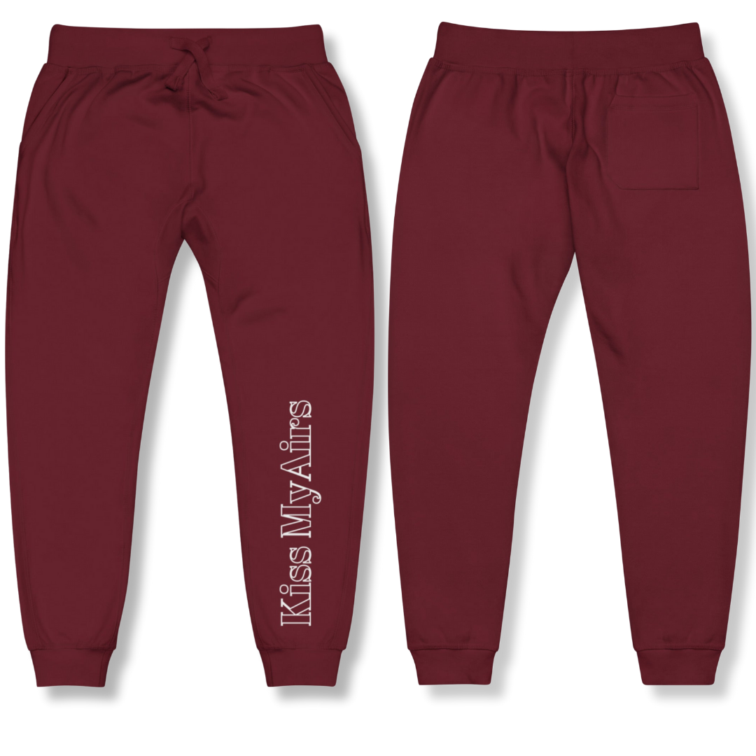 Women's Kiss My Airs Fleece Lined Sweatpants - Drippin Diamonds Designs