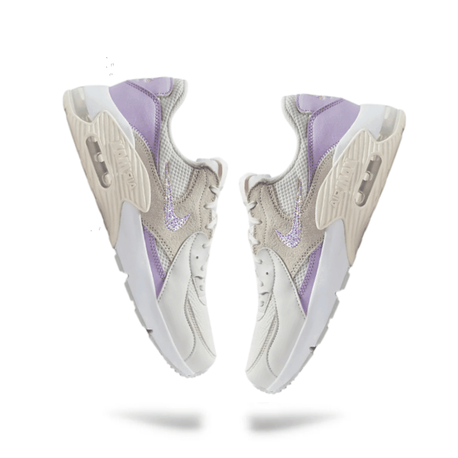 Women's Swarovski Nike Air Max Excee 'Sail Lilac Bloom' - Drippin Diamonds Designs