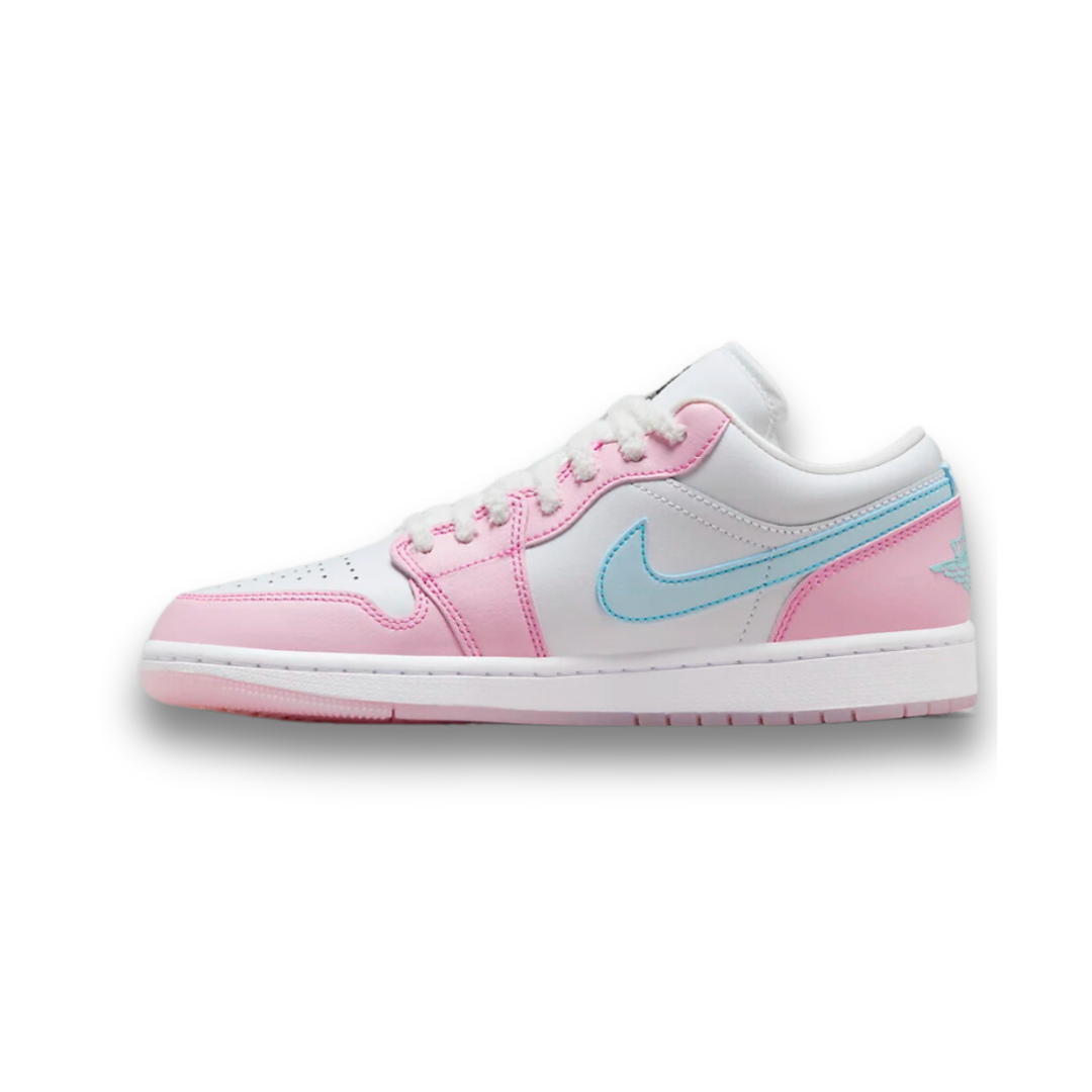 Women's Swarovski Air Jordan 1 Low SE 'Paw Print’ - Drippin Diamonds Designs