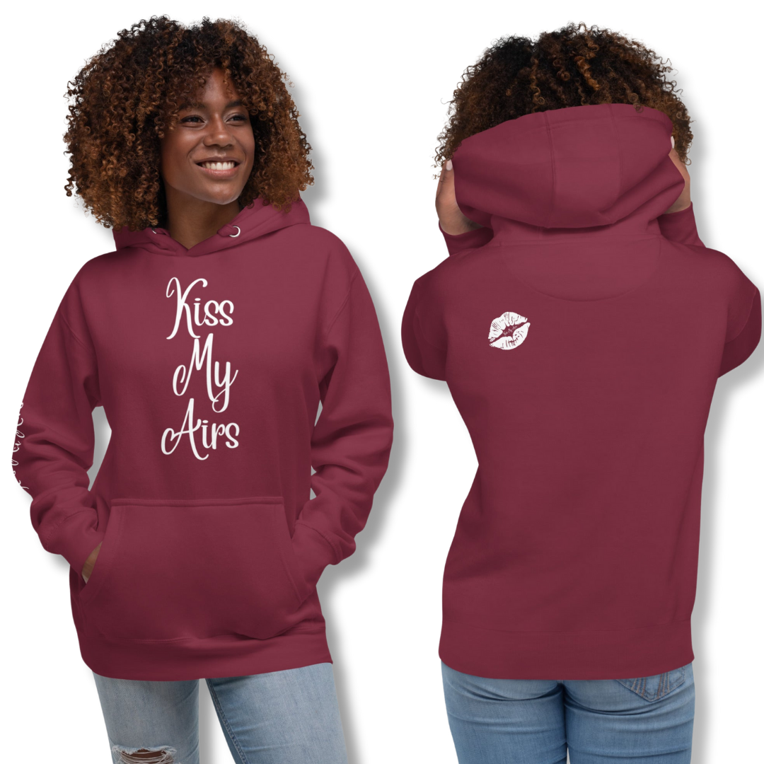 Women's Kiss My Airs Pullover Hoodie - Drippin Diamonds Designs