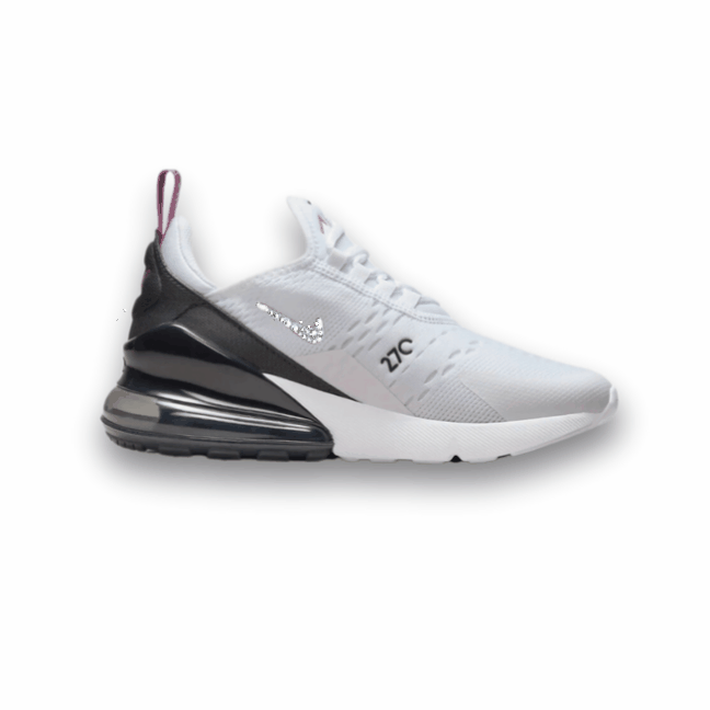 Women's Swarovski Nike Air Max 270 'Anthracite Hot Fuchsia' (GS) - Drippin Diamonds Designs