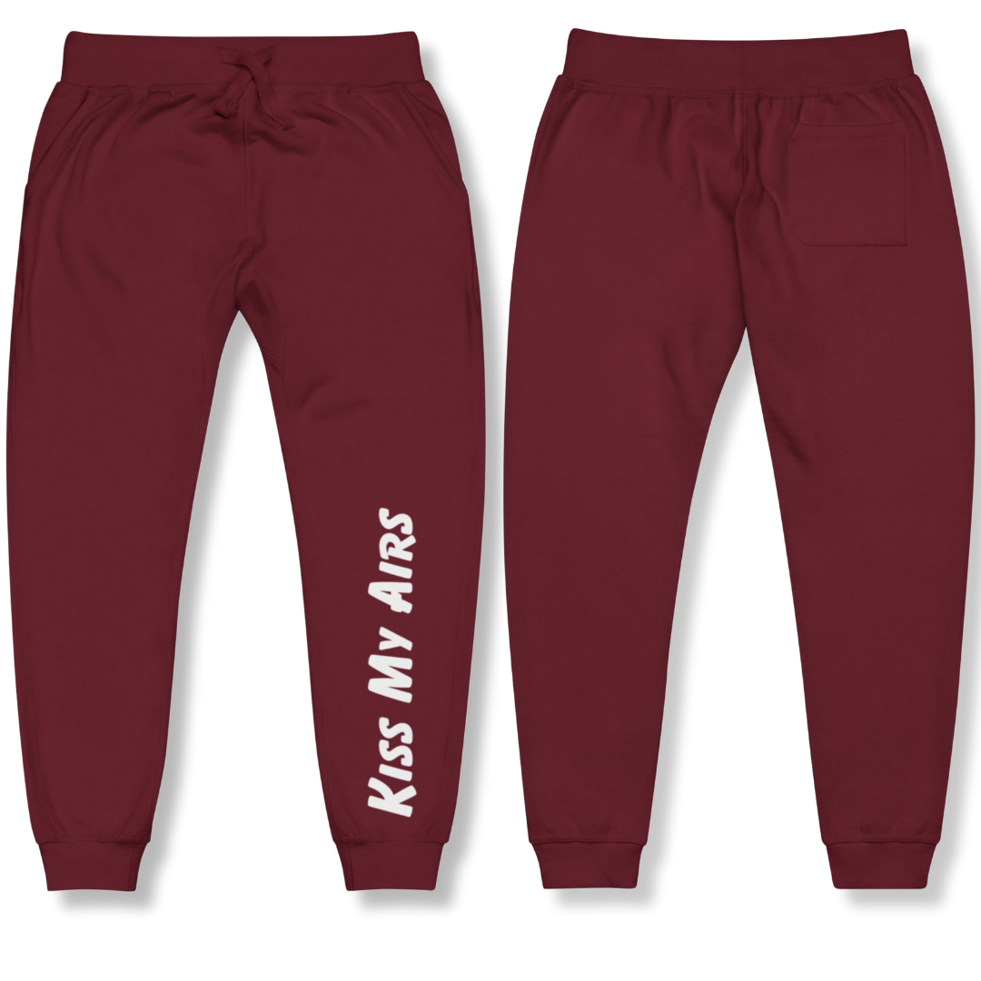 Women's Kiss My Airs Fleece Sweatpants - Drippin Diamonds Designs