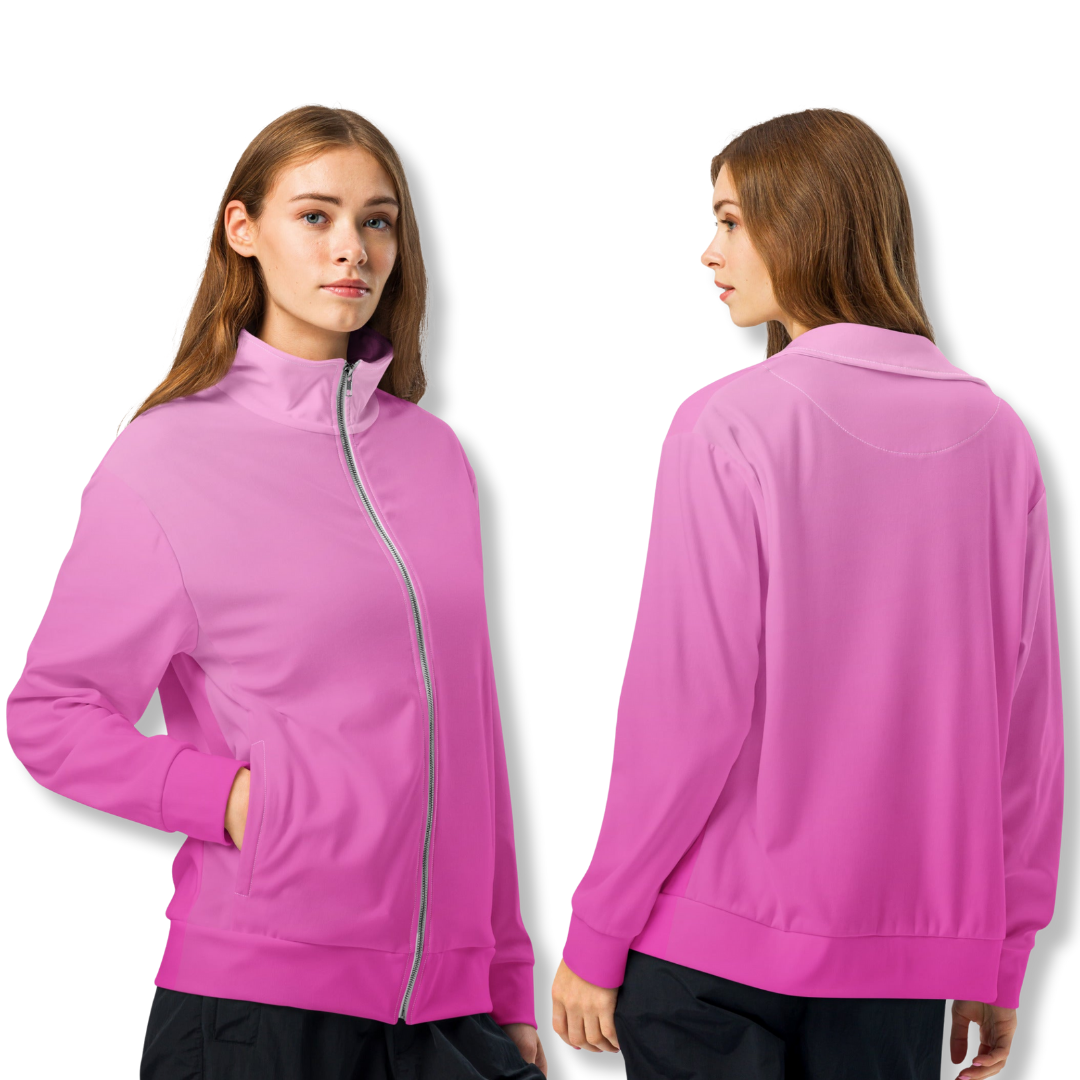 Women's Fleece Lined Track Jacket - Drippin Diamonds Designs