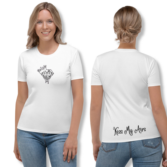 Women's Drippin Diamond Regular Fit T-shirt - Drippin Diamonds Designs
