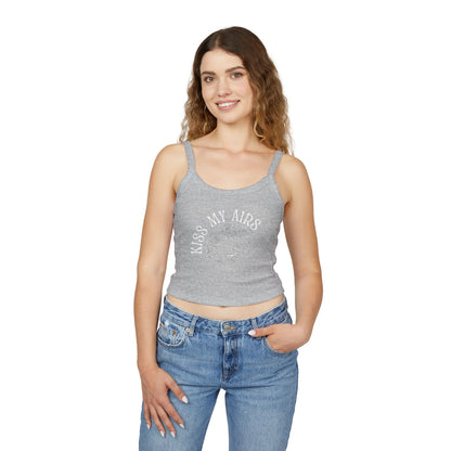 Women's Kiss My Airs Spaghetti Strap Tank Top