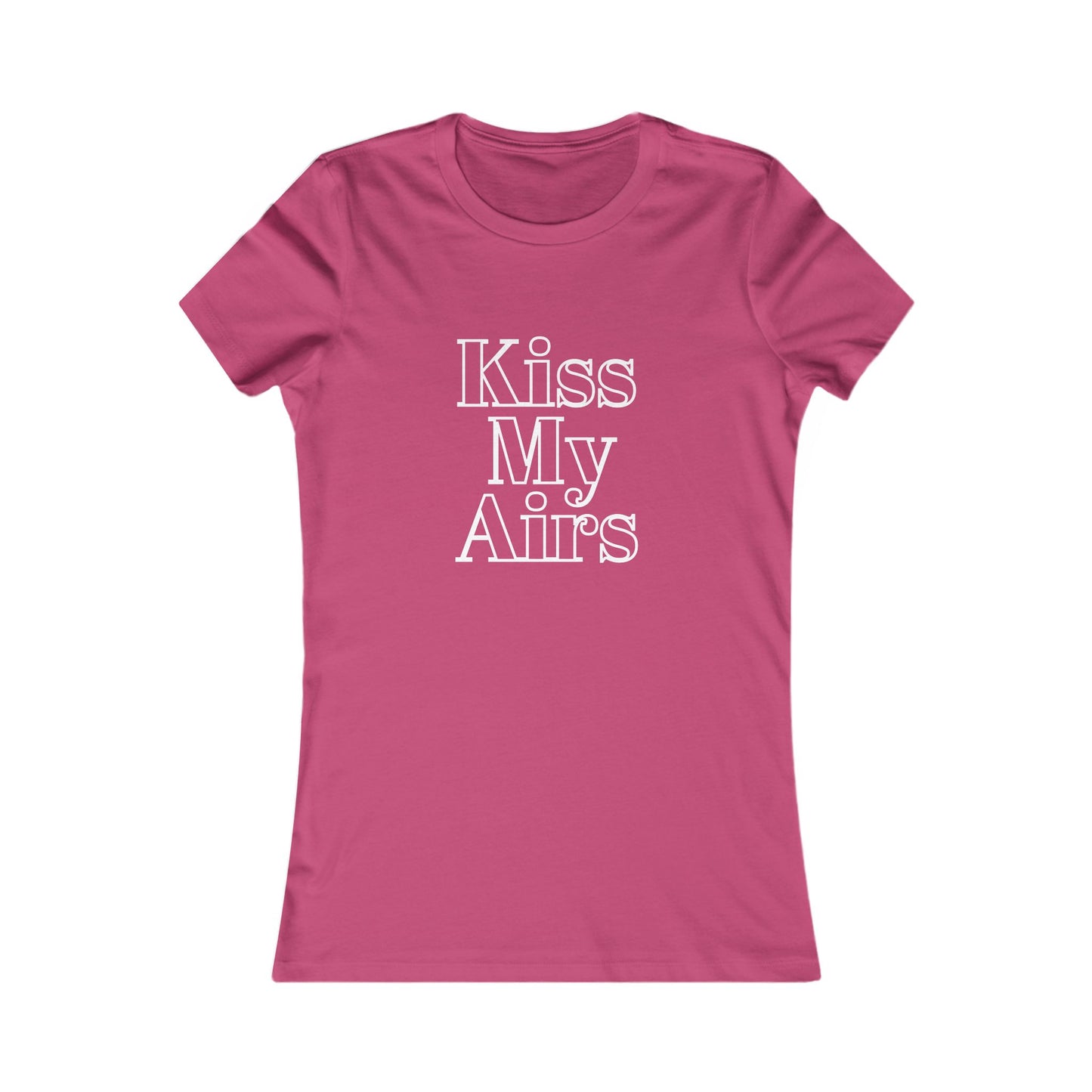 Kiss My Airs Women's Tee - Stylish Graphic Shirt for Casual Vibes - Drippin Diamonds Designs