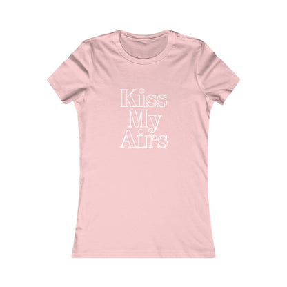Kiss My Airs Women's Tee - Stylish Graphic Shirt for Casual Vibes - Drippin Diamonds Designs