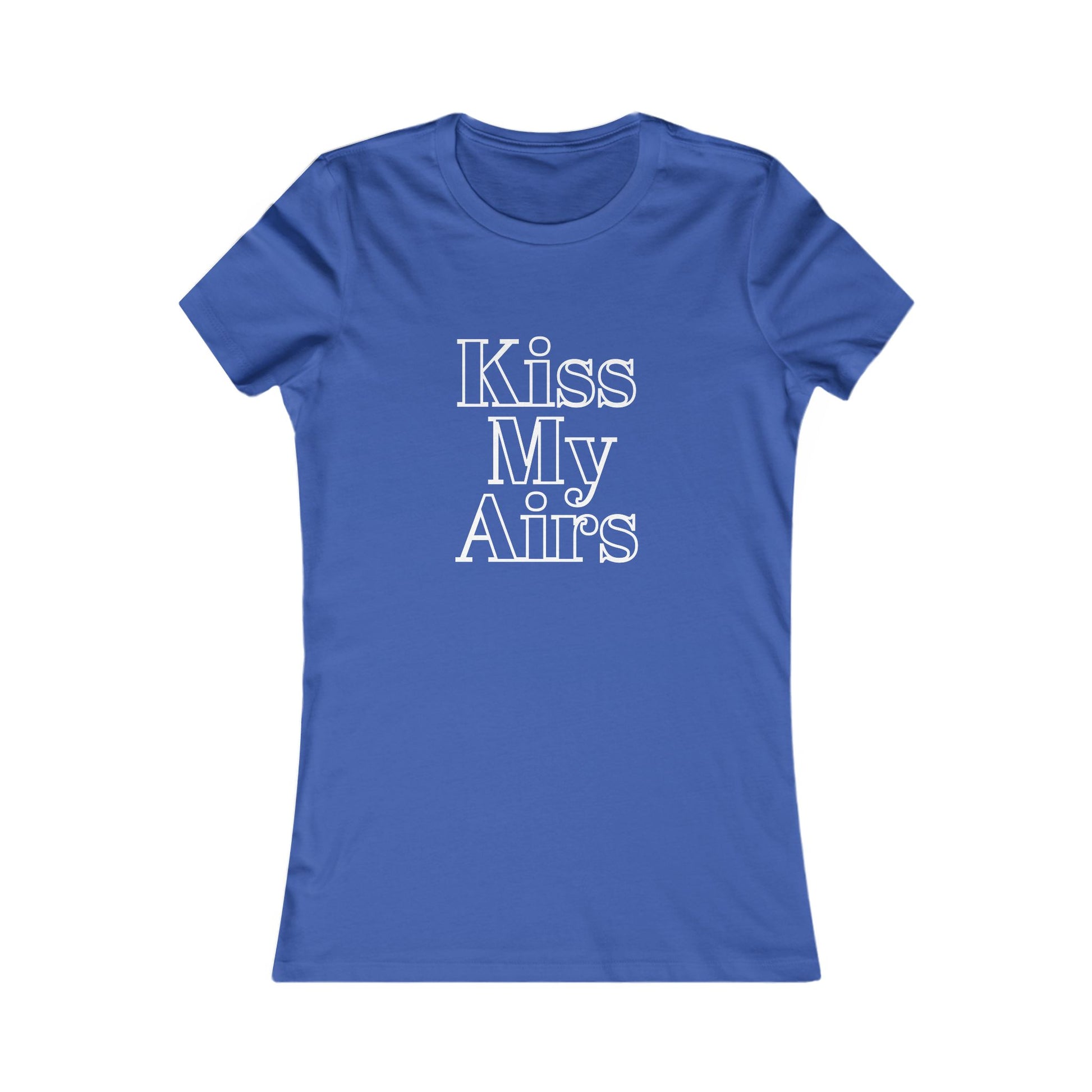 Kiss My Airs Women's Tee - Stylish Graphic Shirt for Casual Vibes - Drippin Diamonds Designs