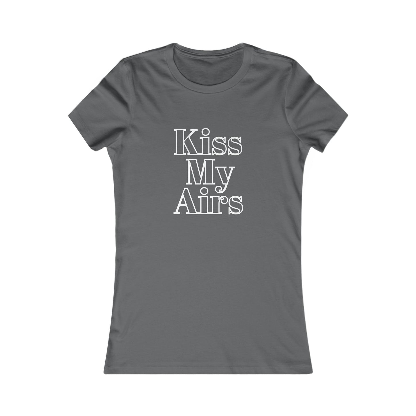 Kiss My Airs Women's Tee - Stylish Graphic Shirt for Casual Vibes - Drippin Diamonds Designs