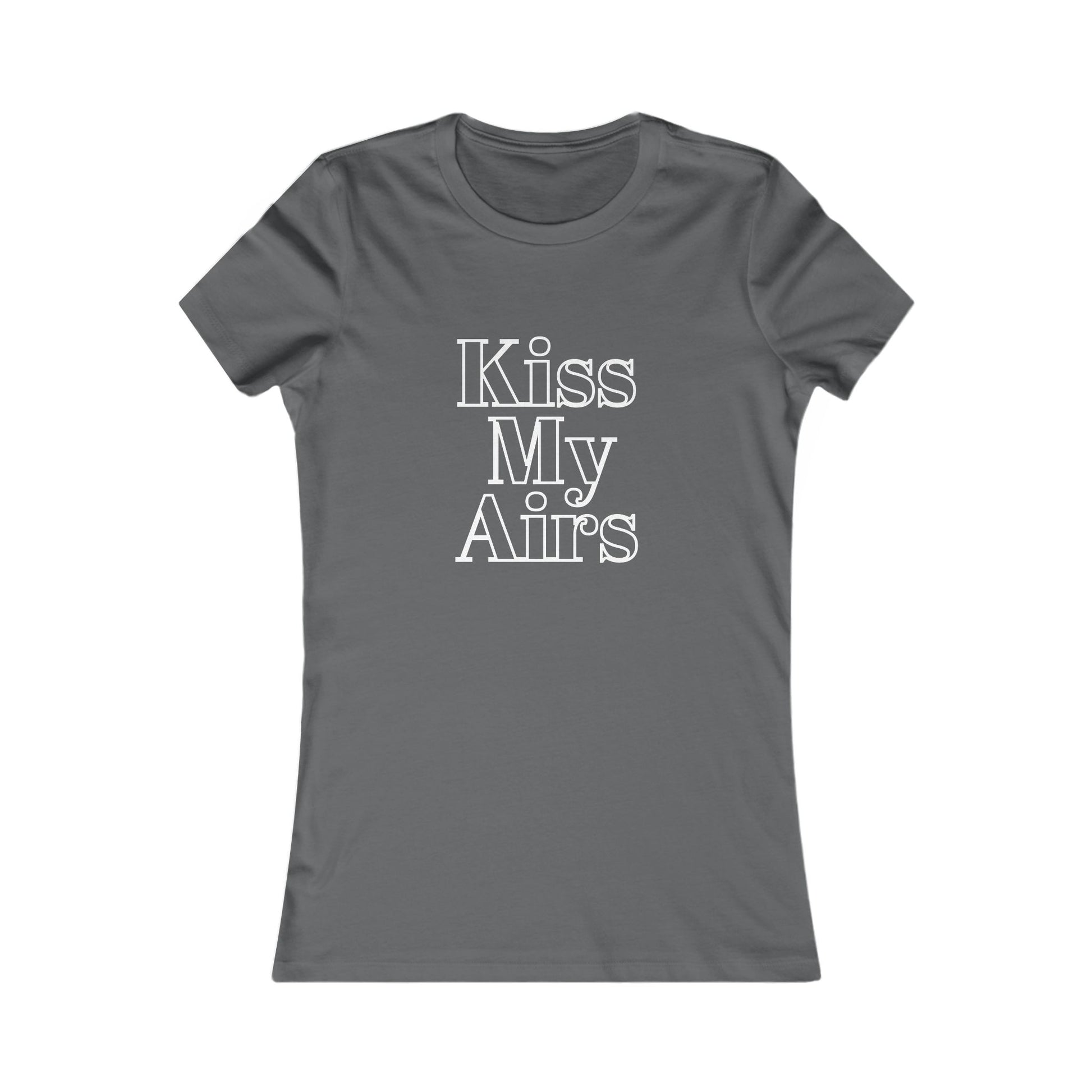 Kiss My Airs Women's Tee - Stylish Graphic Shirt for Casual Vibes - Drippin Diamonds Designs