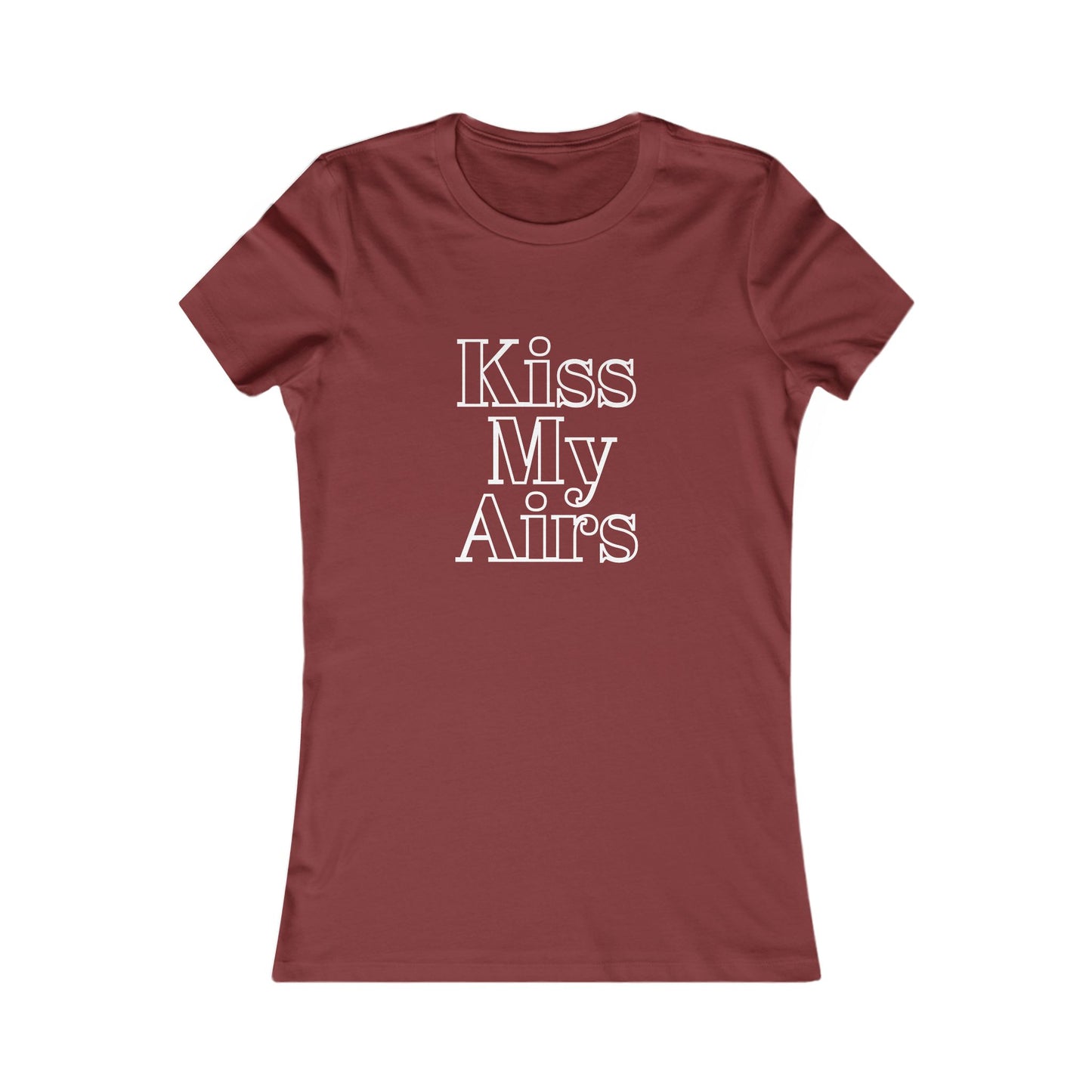 Kiss My Airs Women's Tee - Stylish Graphic Shirt for Casual Vibes - Drippin Diamonds Designs