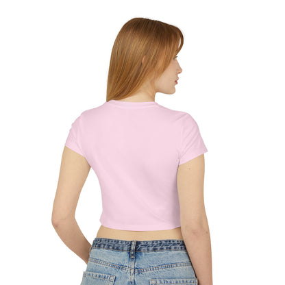 Kiss My Airs Women's Baby Tee – Trendy Crop Top, Casual Wear, Fashion Statement, Gift for Her, Summer Style