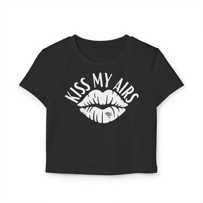 Women's Graphic Kiss My Airs Baby Tee