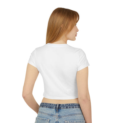 Kiss My Airs Women's Baby Tee – Trendy Crop Top, Casual Wear, Fashion Statement, Gift for Her, Summer Style